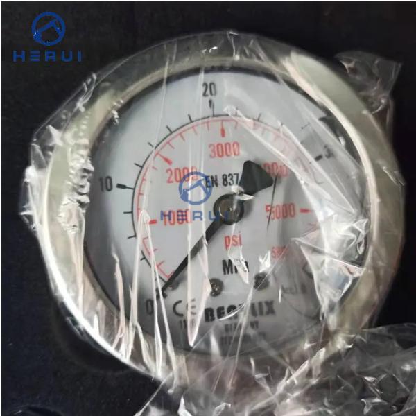 Hydraulic Pressure Test Kit 3 Gauges for Excavators Pressure Gauge Diagnostic Tools