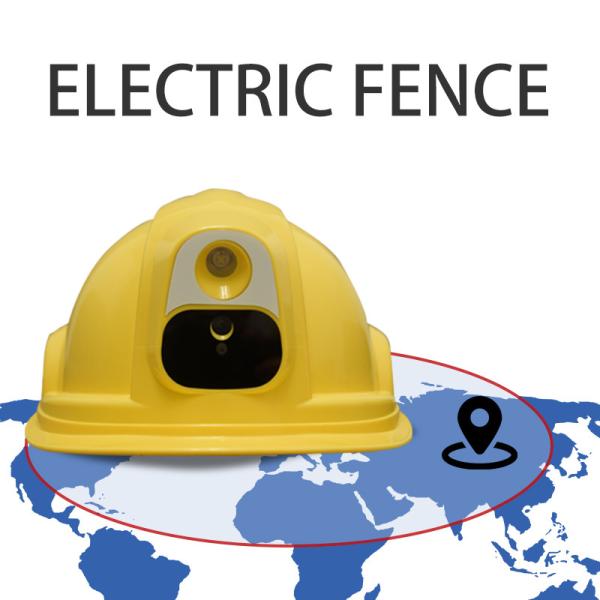 Hard hat Safety helmet 4G Real-Time GPS wifi live streaming for Mining Construction end software server