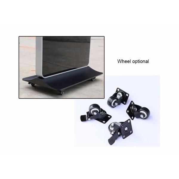 Hotel Lobby Information Display Kiosk , Aluminum Frame Interactive Multimedia Kiosk