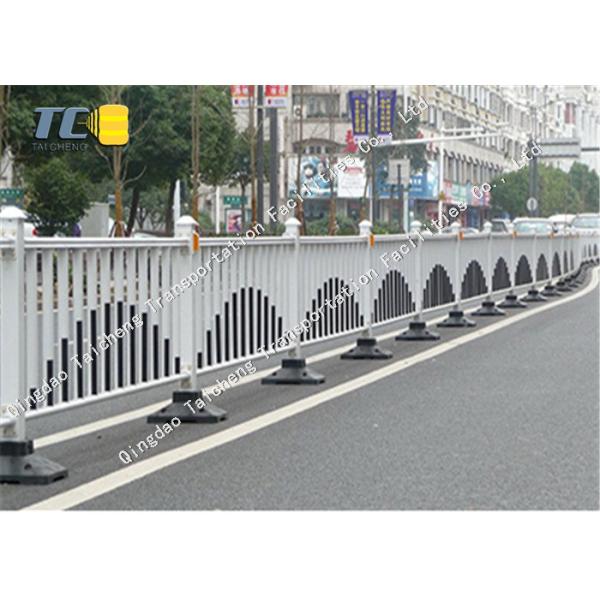 Out Door Bolted Connected Steel Plastic White Fence Municipal Highway Galvanized Build