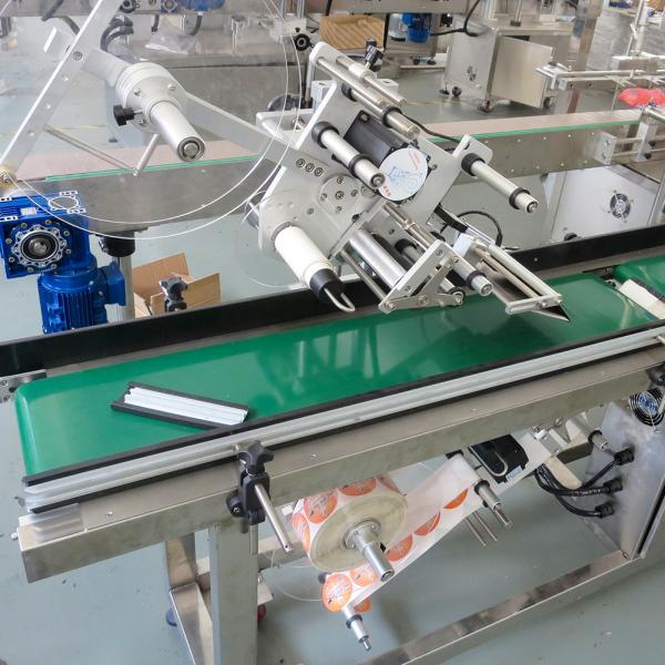 2024 Automatic Flat Label Applicator Machine For Top Bottom Labeling On Boxes And Bags