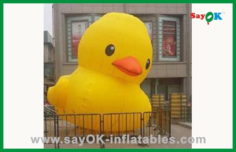 China Big Inflatable Yellow Duck Inflatable Cartoon Model Water Pool Toys wholesale