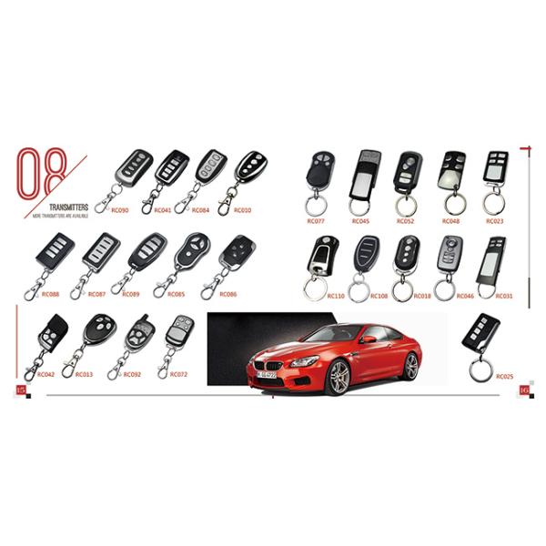 Blazer One Way Car Security System , High End Car Alarm System With Remote Start