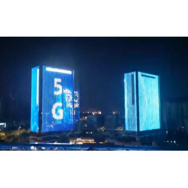 Outdoor LED Mesh Screen 50000 Hours Waterproof And Dust Proof