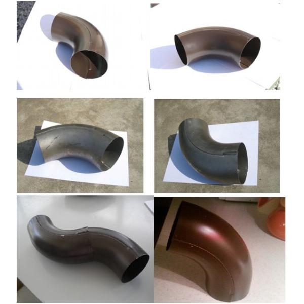 Custom Elbow Moulding Machine for Black Steel / Galvanized Steel / Copper Downspout Elbow