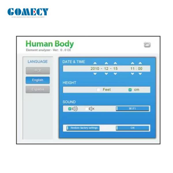 Bioelectrical Impedance Body Analyzer Machine / Bmi Calculator Machine
