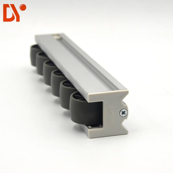 Sliding Roller Track Conveyor / Gravity Roller Track For Industrial Storage
