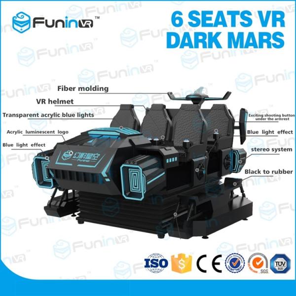Attractive 6 Seats 9D Virtual Reality Simulator With 12 Months Warranty