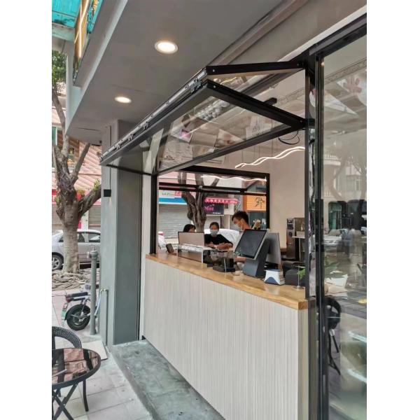 Urban Garden Folding Window Portal Enabling Safe Container Gardening Access in High-Rise Buildings