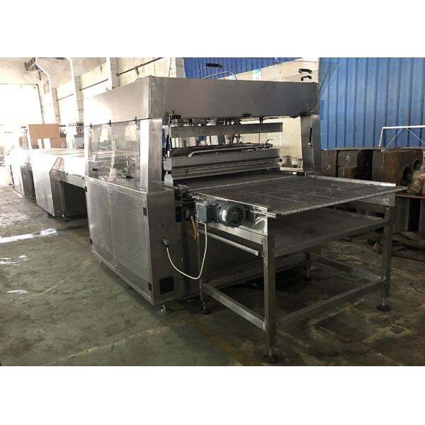 15kg 30kg 60kg Chocolate Making Machine Coating Covering Machine For Waffer Cookies