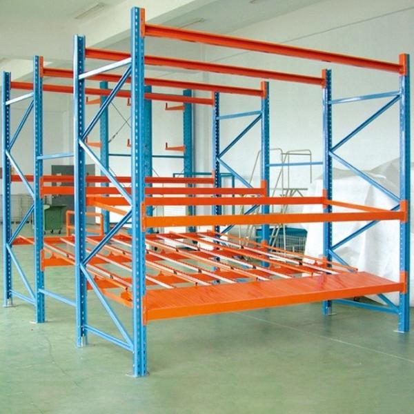 Heavy Duty Carton Flow Rack 5 Layer Gravity Flow Roller Rack Customized
