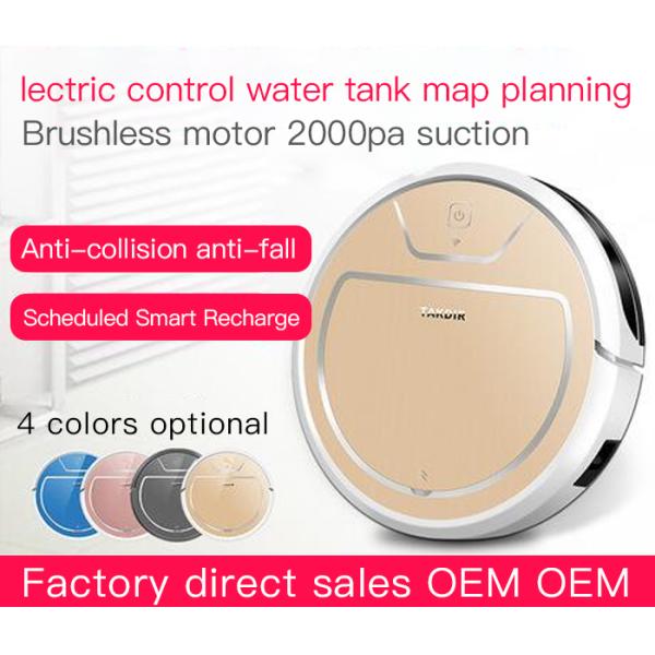 High Suction Automatic Carpet Cleaner Robot Remote Control With Mopping Function