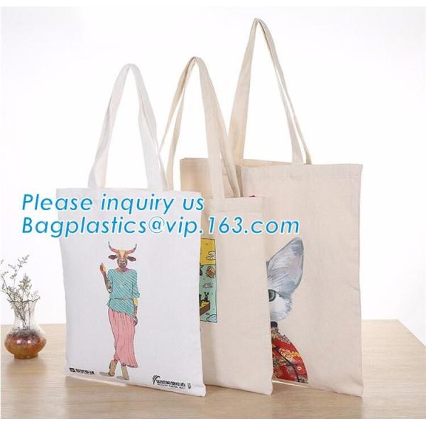 Handed long handle heavy duty cotton canvas tote bag,eco-friendly fashion custom logo market duffle white organic cotton