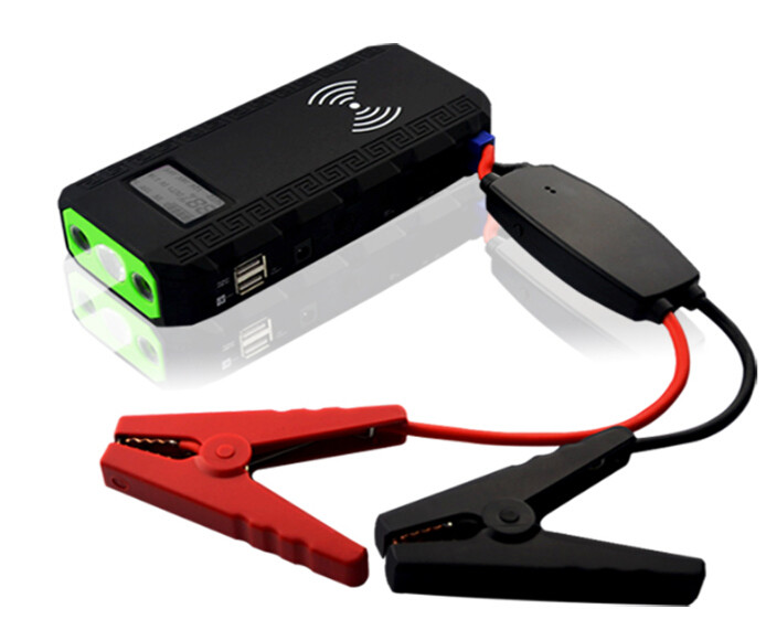 China multi function auto jump starter power bank with wireless charge wholesale