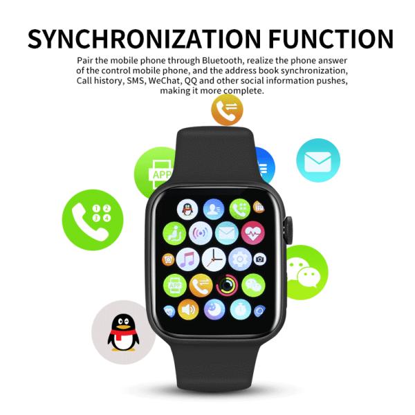 BLE Device W6 Smart Bracelet 1.69 IPS Smart Watch Remote App For Apple