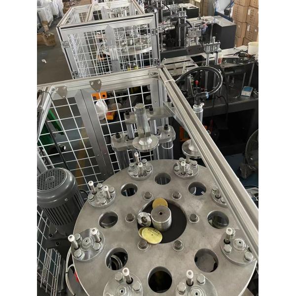 Paper Folding Processing Type Fully Automatic High Speed Paper Cup Forming Machine with Copper Bar Cup Boned Way