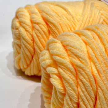 3.2NM 8 Ply Milk Cotton Yarn For Hand Knitting Bag Stockings