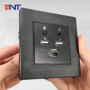 China Aluminum panel wall mounted smart multimedia media hub for hotel wholesale