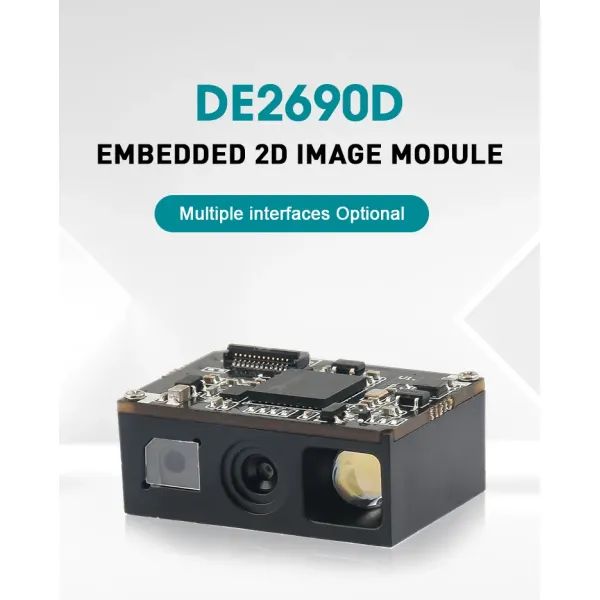 Cost-Effective Embedded 2D CMOS Barcode Scan Engine with 65cm/S Scan Speed and 3mil/0.076mm Reading Precision