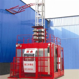 China 2t load double cage construction elevator wholesale