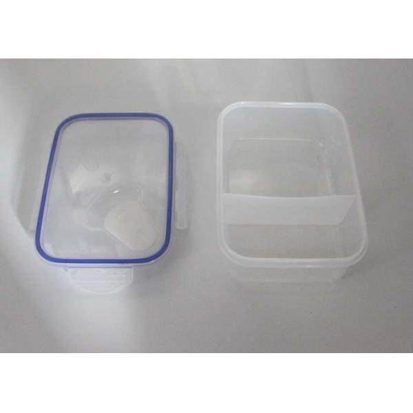 Dishwasher Safe Air Tight clear Plastic Lunch Boxes / Lunch Containers With Dividers