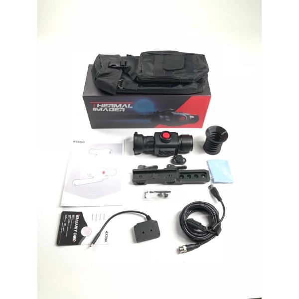 1024*768 OLED Thermal Night Vision Scope 50Hz Frame Rate Outdoor Hunting Use