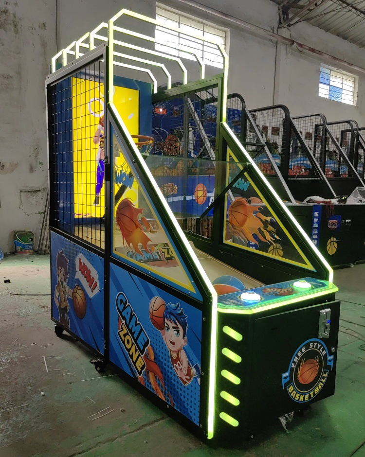 Children LED Arcade Games Basketball Machine Easy Operated High Performance