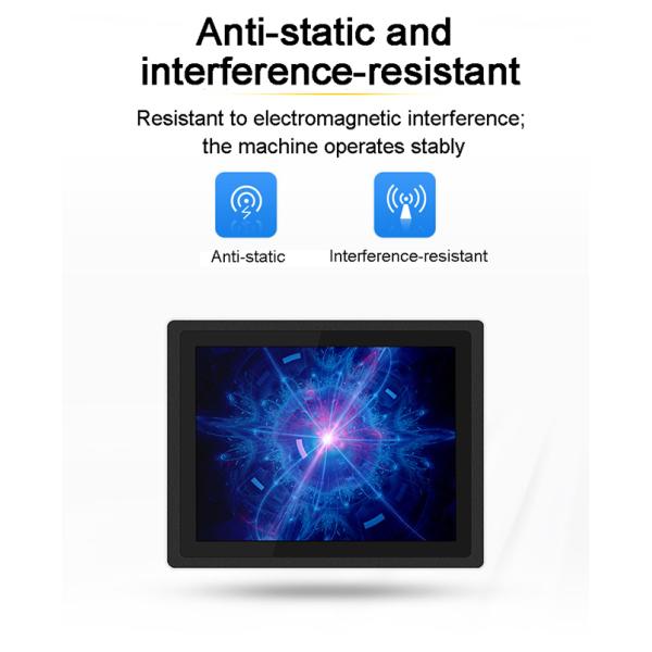 Custom Logo Embedded All-in-One Fanless PLC Industrial Control Computer Vehicle Touch Screen Panel PC with Embedded Logo