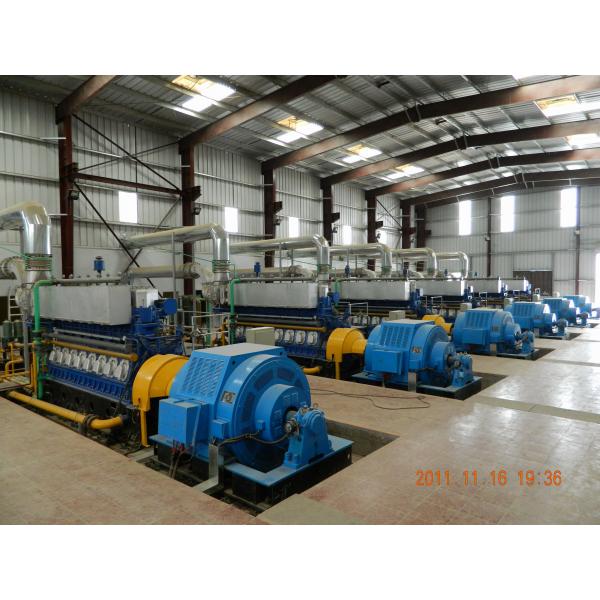 11KV 750Rpm Industrial HFO Based Power Plant CCS BV Certification