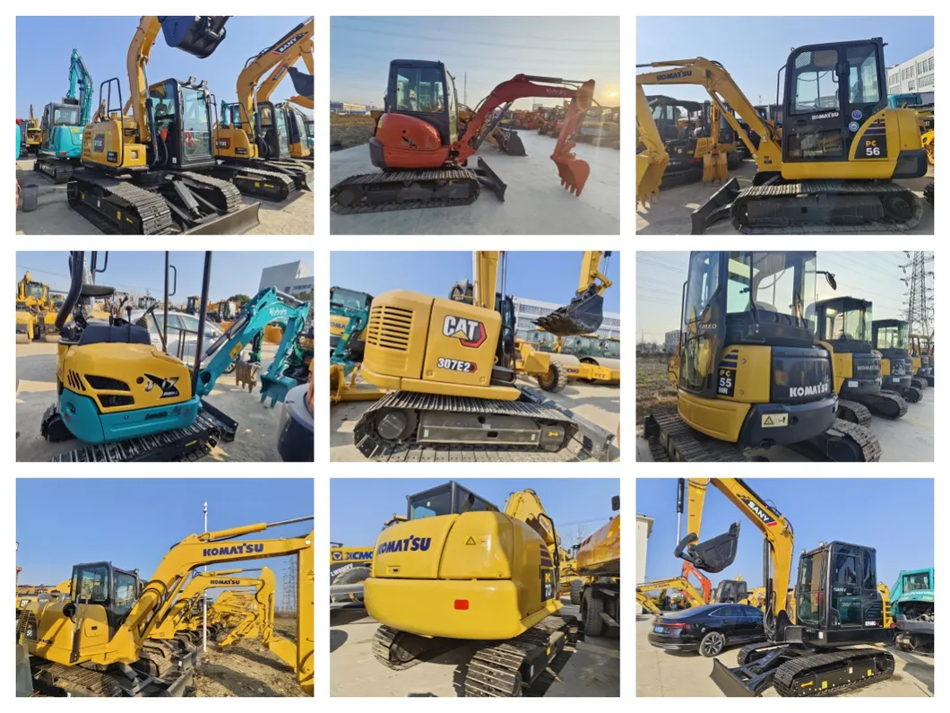 High-Efficiency Sany Sy60 6 Ton Crawler Excavator Second Hand Machinery Excavator with Loader Attachment China Made Construction Equipment