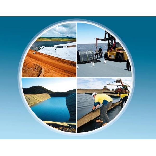 Wastewater Treatment Plant Anti-seepage ASTM HDPE Geomembrane Thickness 2.5mm 100Mil Membrana