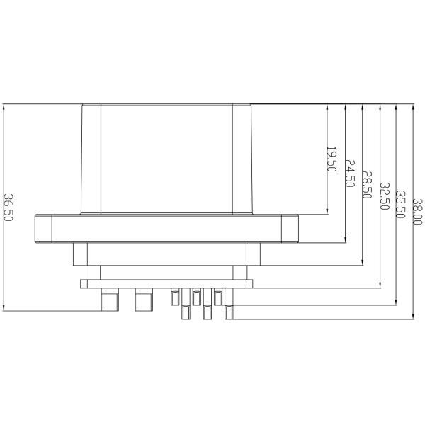 Panel Mount Power Connector 3+9 Pin Lithium Battery Terminal Block Drone Power Connector