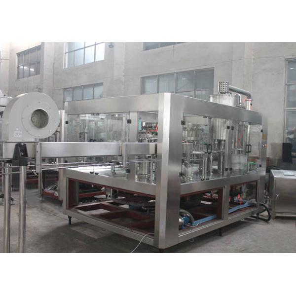 PET Plastic Glass 3 In 1 Monobloc Gas Drink Beverage Water Wine Bottling Machine / Equipment / Line / Plant / System