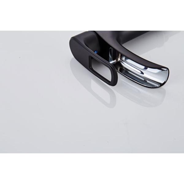 Black 314SUS Electroplating Wash Basin Faucet