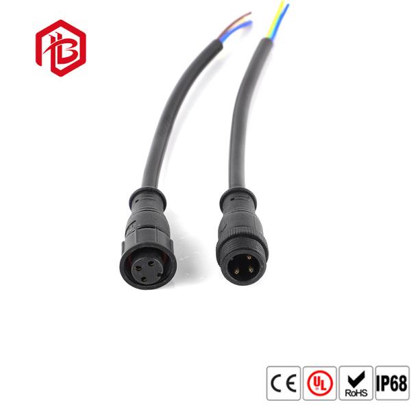 China LED Strip 4 Pin M15 PVC Watertight Cable Connector wholesale
