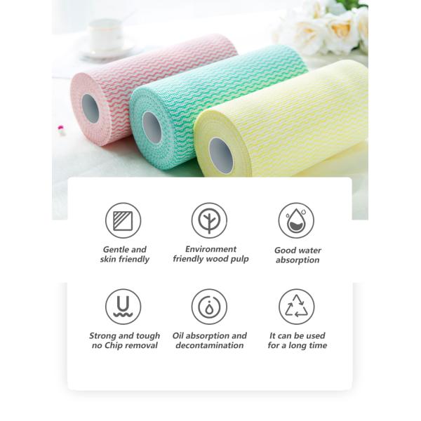 2021 Hot Sale Fashion Lazy Rag Micro Fabric Interlining Non woven Disposable Bamboo Microfiber Cleaning Cloth