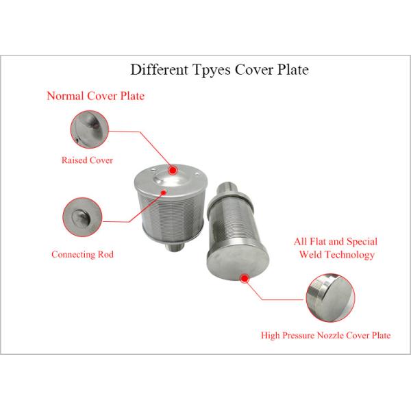 API Durable Sand Treatment Slot 0.25mm Wedge Screen Filter , Sand Filter Nozzle