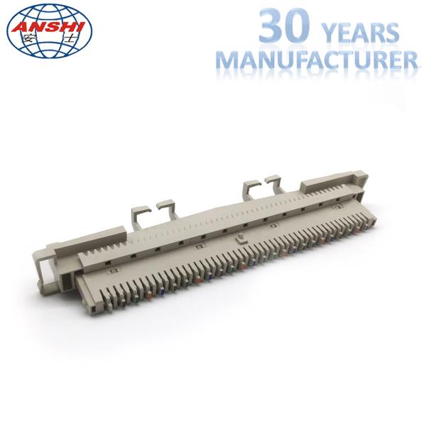 25 Pair Ft 110 Terminal Block Highband Grey Color For Clamp Back Mount Frame