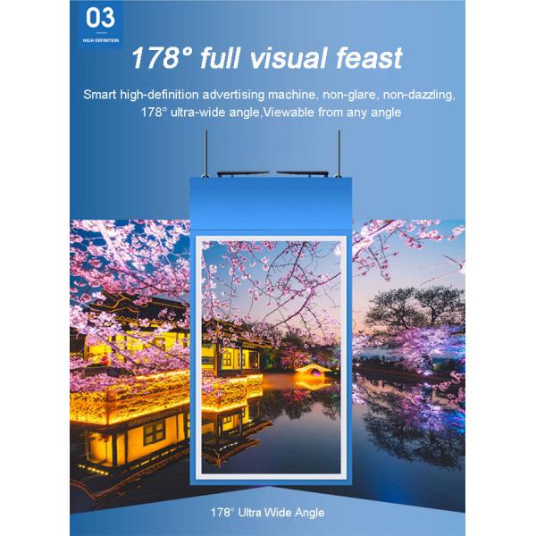Innovative 1500nits High Brightness LCD Advertising Display for Retail Stores Android 11 Operating for Wayfinding Education
