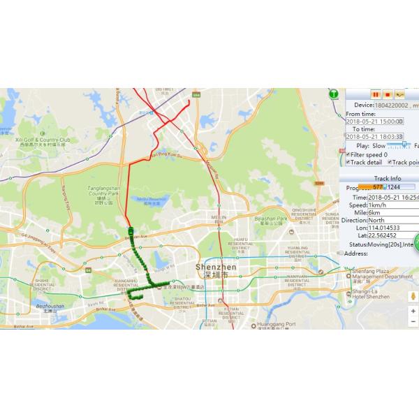 External Antenna 3G GPS Tracker Temperature Sensor And Shut Off Engine