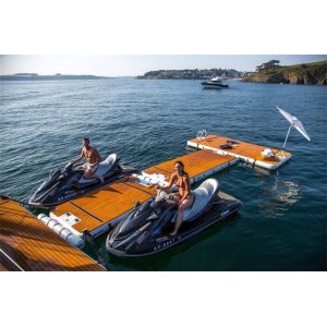 China Custom Floating Leisure Dock Yacht Inflatable Water Platform wholesale