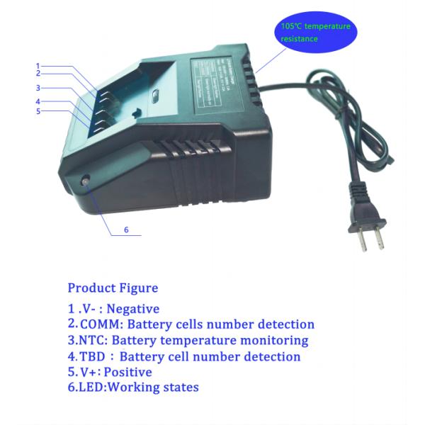 National Standard Plug Bosch Lithium Ion Battery Quick Charger 3.5A