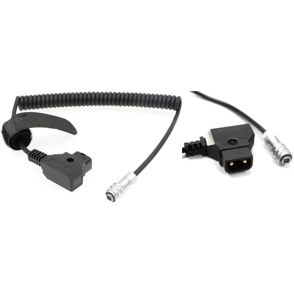 BMPCC 4K to D Tap Spring Power Cable for Blackmagic Pocket Cinema BMPCC Camera