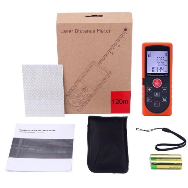 120m Digital Laser Distance Meter Range Finder Measure Diastimeter For Engineering Measurement And Indoor Design