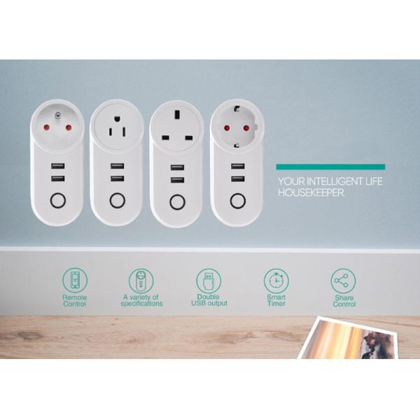 Tuya 10A WIFI Smart Plug Socket 30M Wifi Controlled Power Outlet