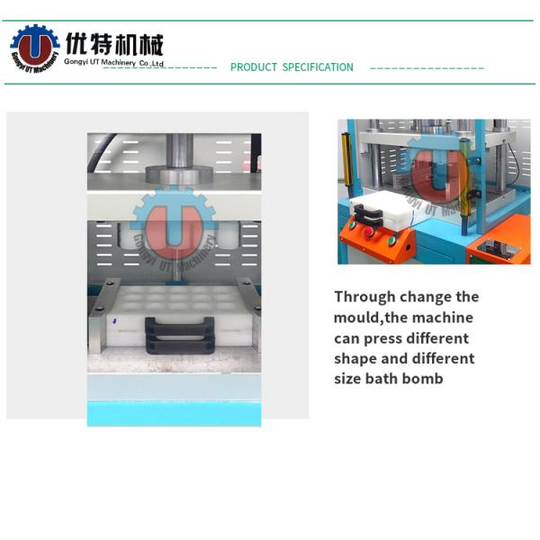 Customized Bath Bombs Mold Hydraulic Press Machine for and Bath Salt Ball Making