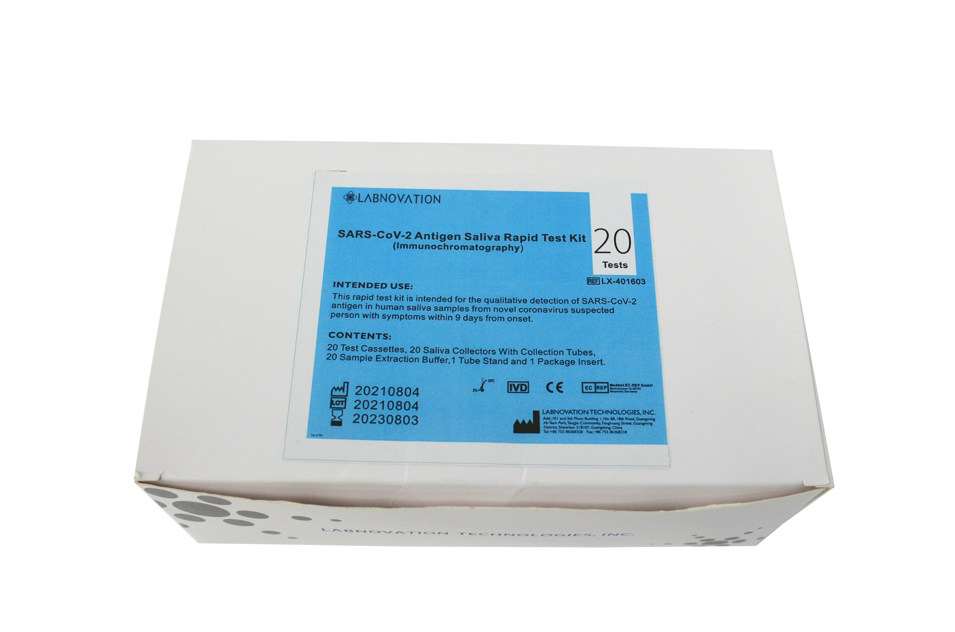 China 98.02 Percent Accuracy Labnovation Saliva Test Device Immunochromatography wholesale