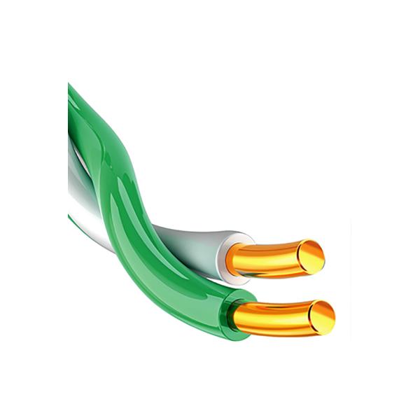 Round Cat6a UTP Patch Cord 24AWG 4 Pair Black / Gary 4P PVC Ethernet Cable