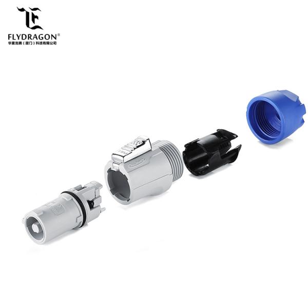 3Wires PBT Plug Cable, 3 Pin Blue Plastic Shell Electrical Cable Input Output Connectors for LED Display Screen