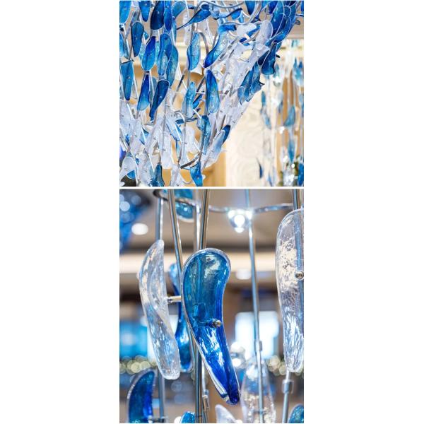 Hotel Lobby Drop Chandelier Lights Stairwell Chandelier Modern OEM ODM